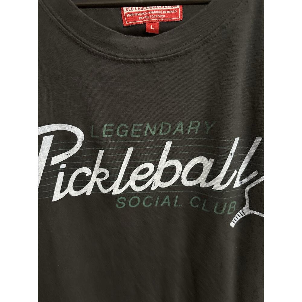 American Needle Pickleball T-Shirt Legendary Social Club Graphic Tee Size L